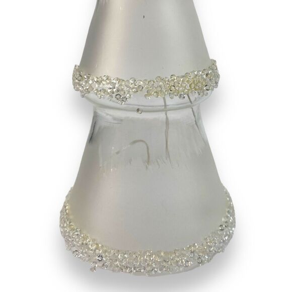 Floral 2‎ Glowing Glass Tree Christmas Light-Up LED Decoration Holiday  C72Q - Picture 5 of 12